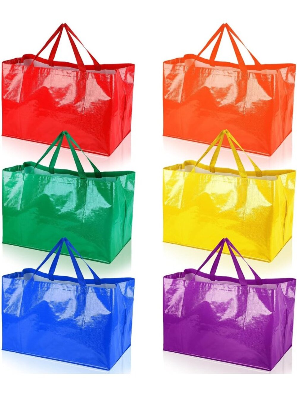 Extra Large Reusable Shopping Tote Bags - Eco-Friendly, Durable, Stylish Design